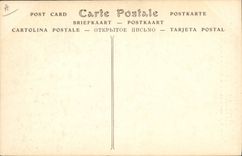 VINTAGE POSTCARD Avion Paulhan Aviation flies to the top of Trawl-nets on the Marne