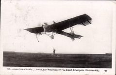 CPA Avion Aviation Latham sur Antoinette au depart de Sangatte 29 juillet 1909
