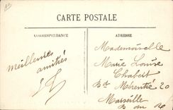 VINTAGE POSTCARD Plane Aviation Daucourt aviator on his monoplane driving Bleriot Viale in full flight