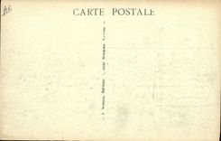 VINTAGE POSTCARD Automobile Nantes Fair Main road 1924 the motor-racing track and the casino