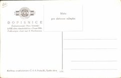 CPA Illustrateur Dopisnice Prageu Praha 1926 Aigle