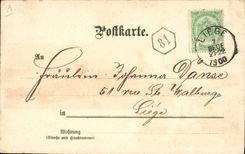 VINTAGE POSTCARD Illustrator Hersching Ammersee Kloster Andechs