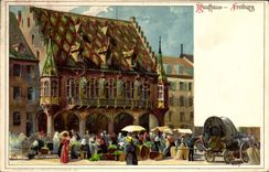 VINTAGE POSTCARD Freiburg
