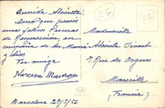 VINTAGE POSTCARD Illustrator Gisbert Woman