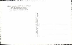 MODERN CARD the old bridge of Ruail on the torrent of Worn and the hydropathic establishment