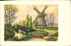 CPM Fantaisie Moulin a vent