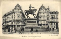 CPA Orleans Jeanne d'Arc par Foyatier 