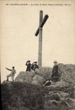 VINTAGE POSTCARD Saline les Bains the cross of the Poupet Mount