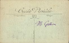 VINTAGE POSTCARD Vallee of Andelle Captions of the two lovers