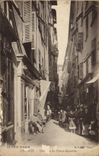 VINTAGE POSTCARD the Dimension Of Nice Azure a street of the Old working