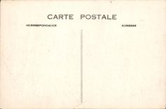 La POSTAL Deauville de la VENDIMIA la playa florecida cultiva un huerto y Normandía