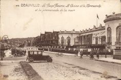 CPA Deauville La Plage Fleurie Le casino et le Normandy et la promenade de la mer