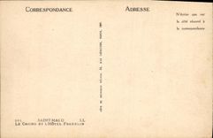 CPA Saint Malo Le Casino Et L'Hotel Franklin