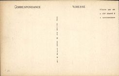 Estación de tren de Burdeos de la POSTAL de la VENDIMIA del sur hacia la salida