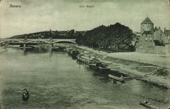 Vuelta de Nevers Goguin de la POSTAL de la VENDIMIA