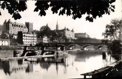 POSTAL MODERNA Pau que la vista de Enrique IV del castillo del banco izquierdo de dio