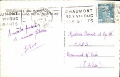 MODERN CARD Chaumont Viaduct