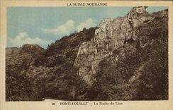CPA Pont d'Ouilly La roche du lion