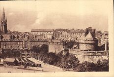 VINTAGE POSTCARD Holy Malo Seen Of the Gate Vincent Saint