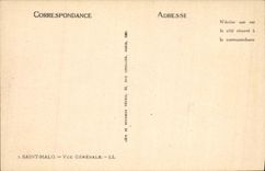 CPA Saint Malo Vue Generale