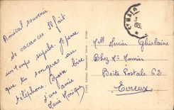 VINTAGE POSTCARD Dinan Ruins Of the Castle of Montafilant