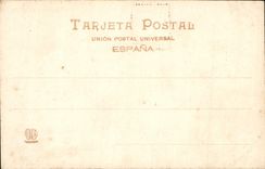 VINTAGE POSTCARD Barcelona Arco de TRiunfo