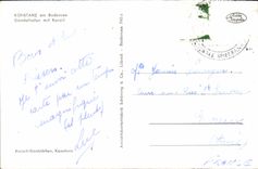 VINTAGE POSTCARD Konstanz amndt Bodensee