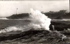 CPM Biarritz Le Cap Saint Martin Par Grosse Mer