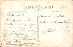 Esquina de Hyde Park Londres de la POSTAL de la VENDIMIA