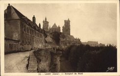 VINTAGE POSTCARD Laon Rampart of North