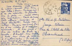 VINTAGE POSTCARD Old abbey of Jumieges Remainders of the bell-tower and the Gothic vaults