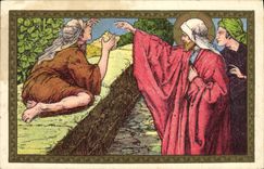 CPA Jesus guerit l'aveugle de Jericho