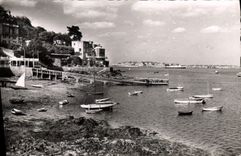 POSTAL MODERNA etapa de aterrizaje de Dinard de las motoras de alta velocidad