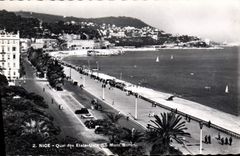 POSTAL MODERNA Niza Quay de los Estados Unidos el montaje del boro