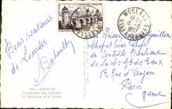 Bendición pesada de la POSTAL de la VENDIMIA de los pacientes la basílica y la cueva