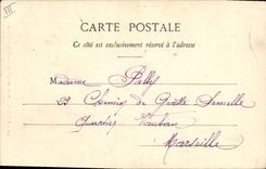 CPA Bateau Toulon Couronne Desarmer la baleiniere 