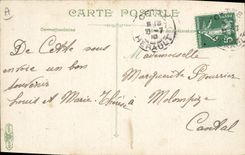 VINTAGE POSTCARD Boat life of the sailor