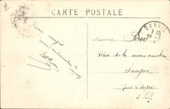 VINTAGE POSTCARD Boat Catastrophe of the armor Freedom freedom after the explosion