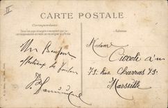 VINTAGE POSTCARD Boat Catastrophe of the armor Freedom wrecks