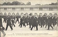 VINTAGE POSTCARD Boat Funeral of the victims of the explosion of the armor Freedom