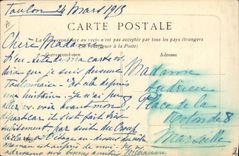 CPA Bateau Au poste d'observation 