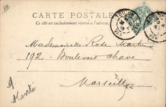 CPA Bateau Dans les haubans Montez