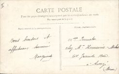 VINTAGE POSTCARD Boat the bravery of our marine fusiliers