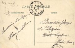 VINTAGE POSTCARD Avion Aviation the airplane Roger Sommer the aviator has his station of flight Appareil Henry Farman Moteur Vivinus