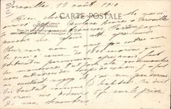 VINTAGE POSTCARD Avion Aviation Circuit of the East Airfield of Issy Moulineaux Aspect general crowd attends the beginning