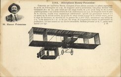 VINTAGE POSTCARD Plane Aviation Airplane Henry Baker