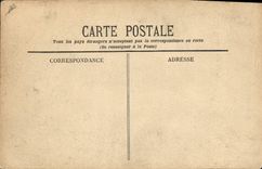 VINTAGE POSTCARD Plane Aviation Burgeat Captain alias of Chauveau on monoplane Antoinette