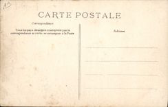 VINTAGE POSTCARD Plane Aviation M the Count of Lambert in full flight