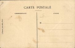 VINTAGE POSTCARD Plane Aviation the biplane Venn den Born