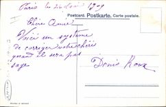 VINTAGE POSTCARD Fantasy Illustrator Each one his turn